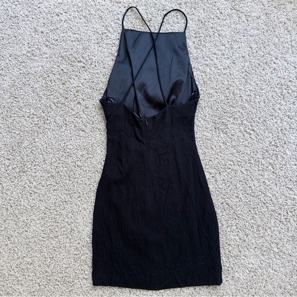 Zara Textured Draped Mini Dress - Picture 6 of 12